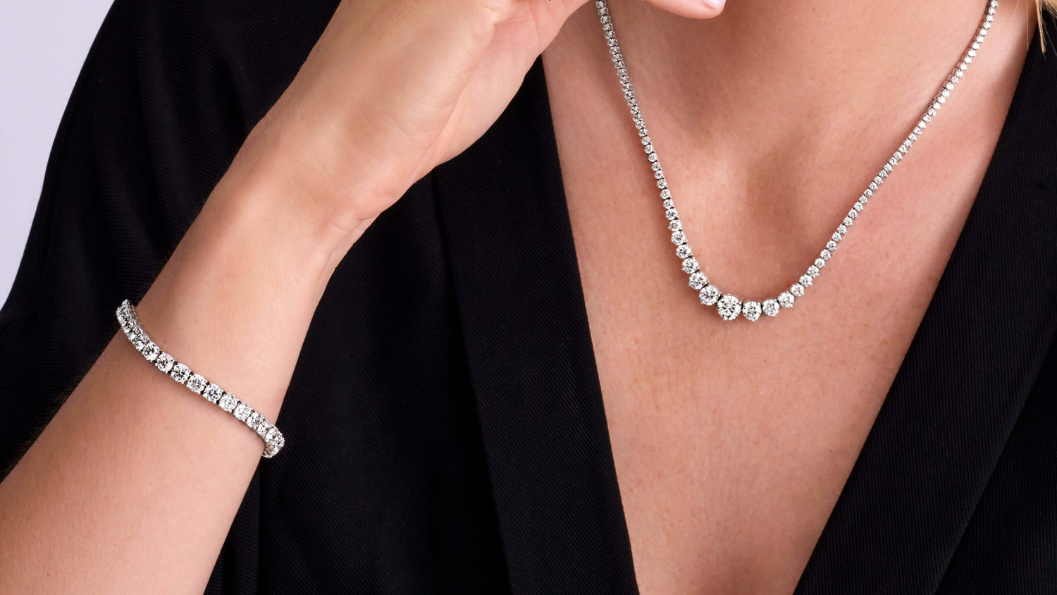 White Gold Jewelry collection at Edward's Jewelry San Francisco