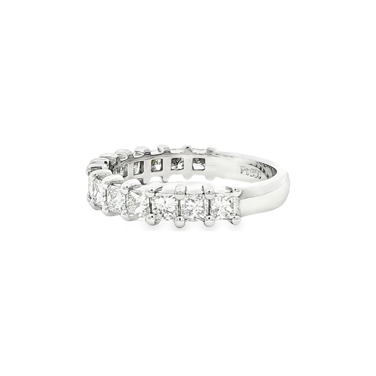 1.53 CT. Fourteen Princess Cut Diamond Ring in Platinum view 2