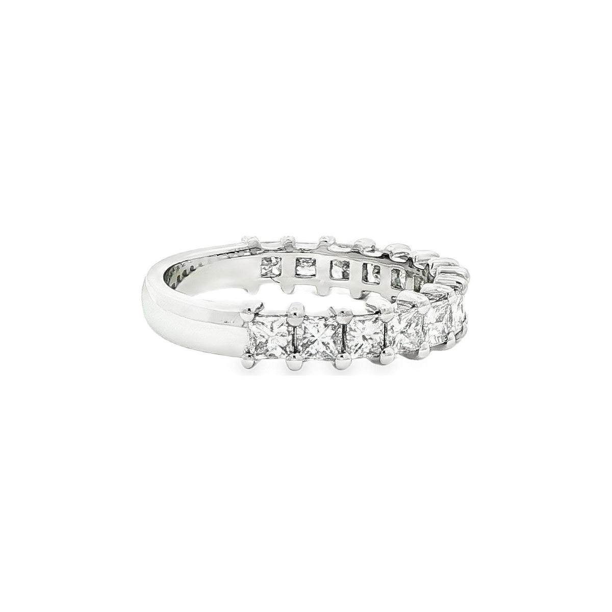 1.53 CT. Fourteen Princess Cut Diamond Ring in Platinum view 4