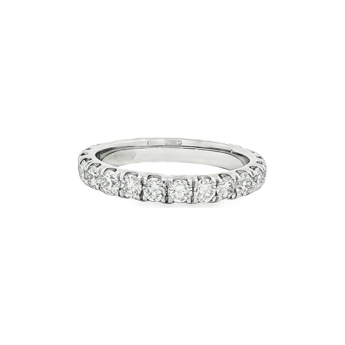 1.56 CT. Round Brilliant Diamond Eternity Band in Platinum view 2