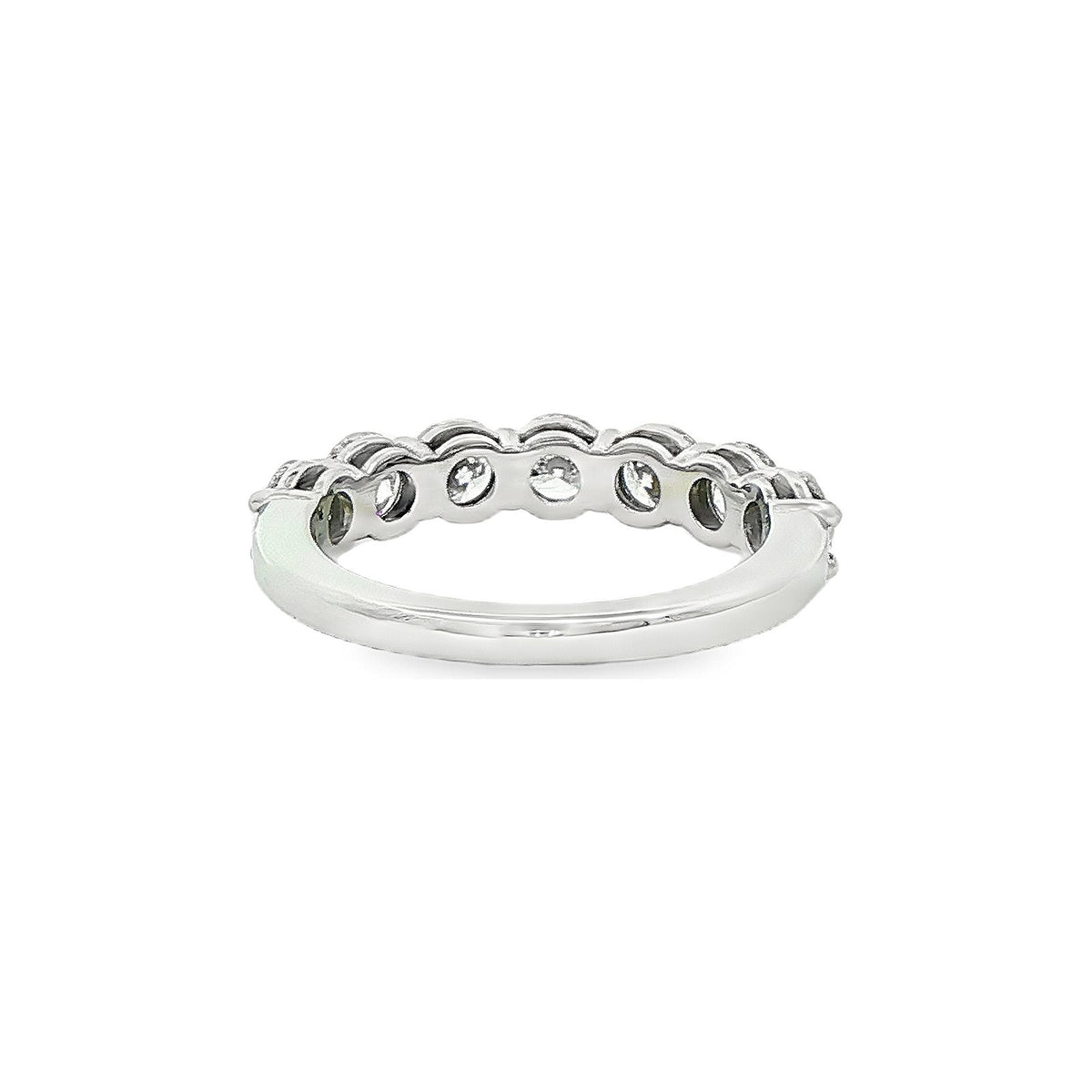 1.71 CT. Seven Round Brilliant Diamond Ring in Platinum view 3