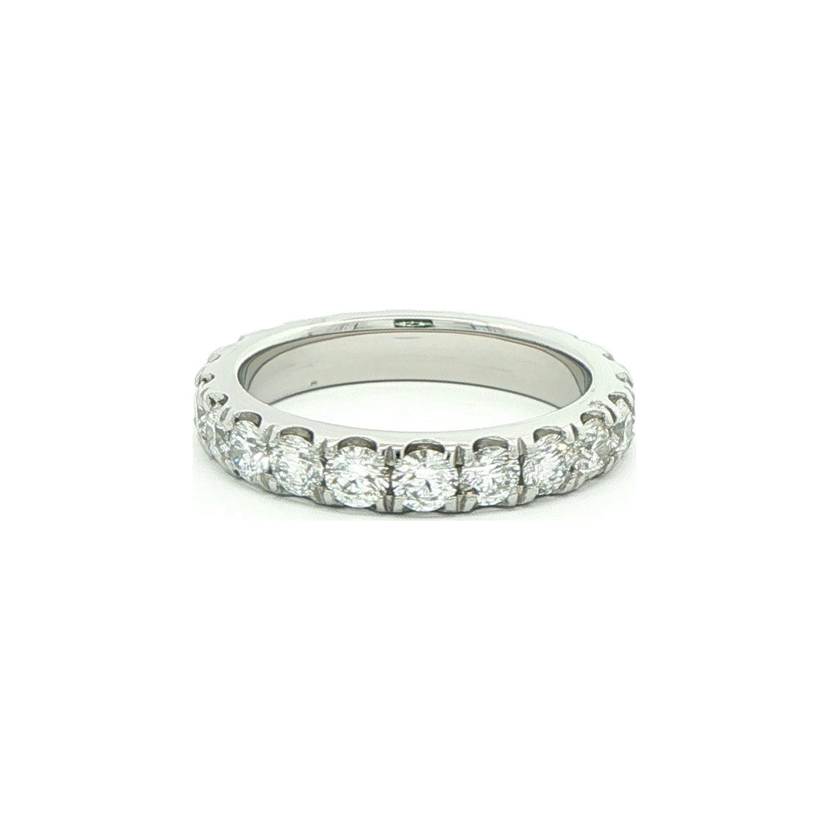 2.04 CT. Round Brilliant Diamond Eternity Band in Platinum