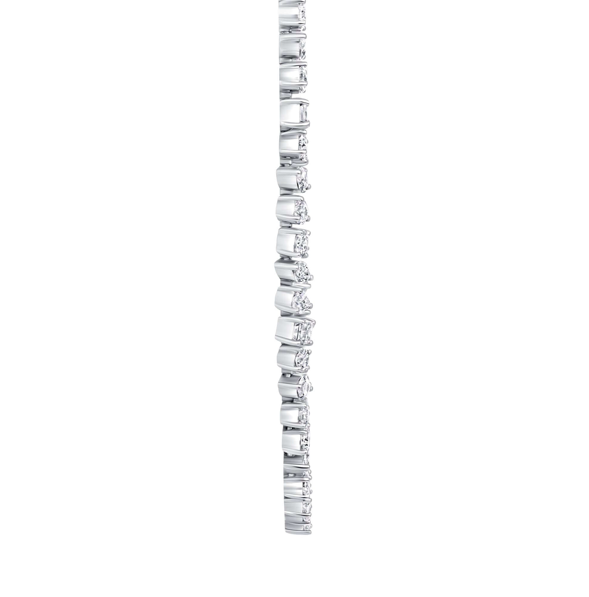 20.20 CT. Multi-Shape Diamond Tennis Necklace - Tennis Necklace