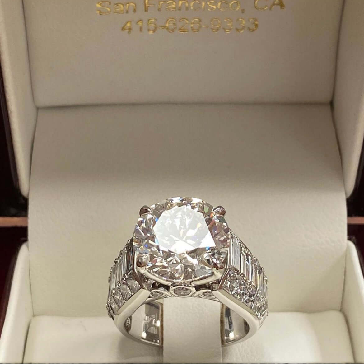 Custom jewelry design process at Edward's Jewelry SF