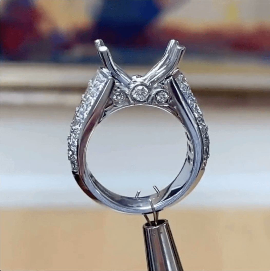 Custom jewelry design process at Edward's Jewelry SF