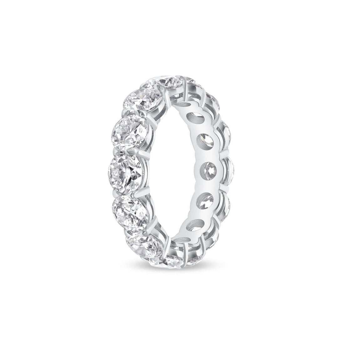 5.63 CT. Round Brilliant Diamond Eternity Band in Platinum - Eternity Ring