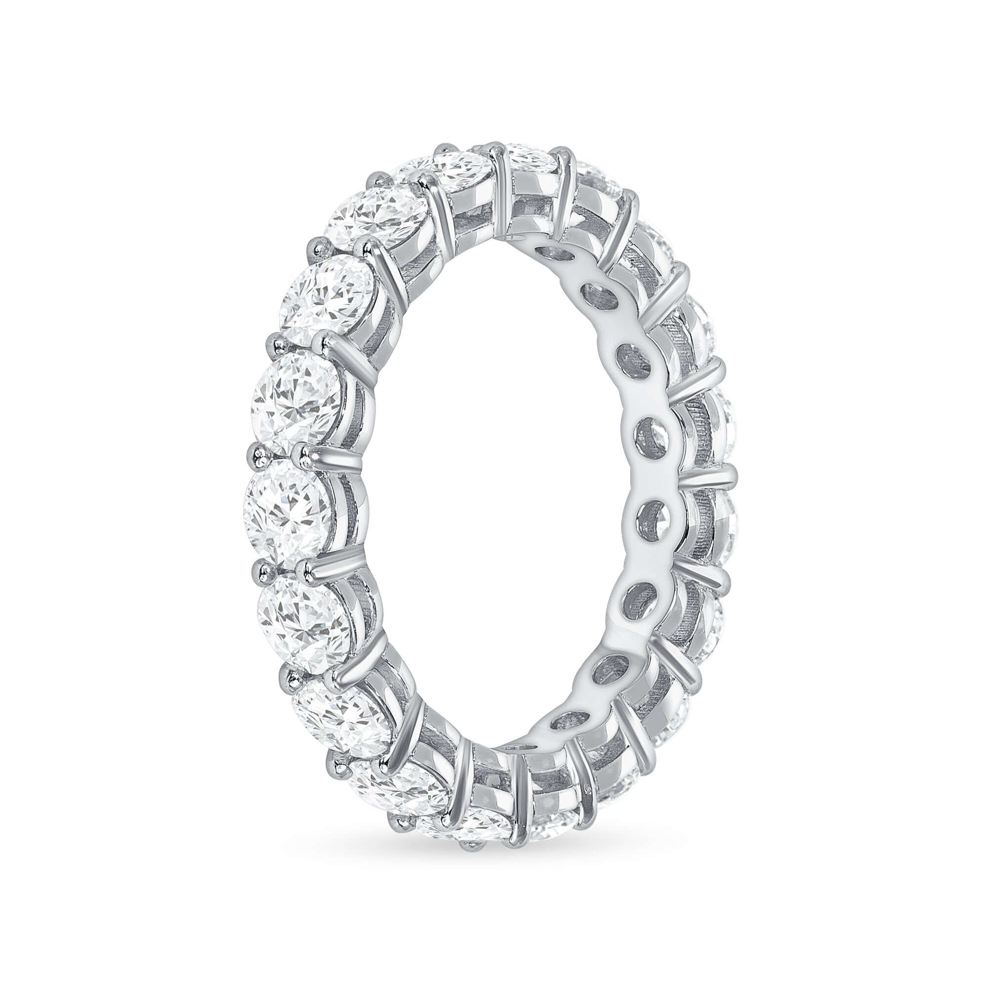 2.85 CT. Round Brilliant Diamond Eternity Band in Platinum - Eternity Ring