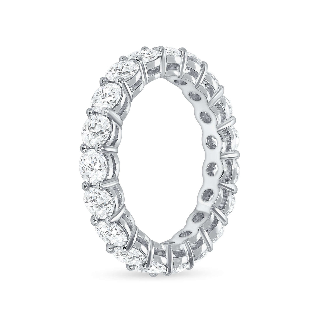 2.85 CT. Round Brilliant Diamond Eternity Band in Platinum - Eternity Ring