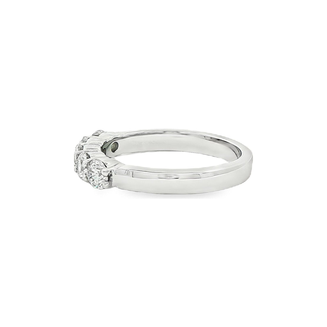 0.83 CT. Five Round Brilliant Diamond Ring in Platinum view 2
