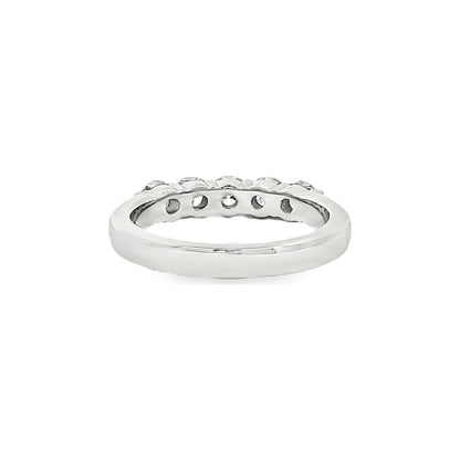 0.83 CT. Five Round Brilliant Diamond Ring in Platinum view 3