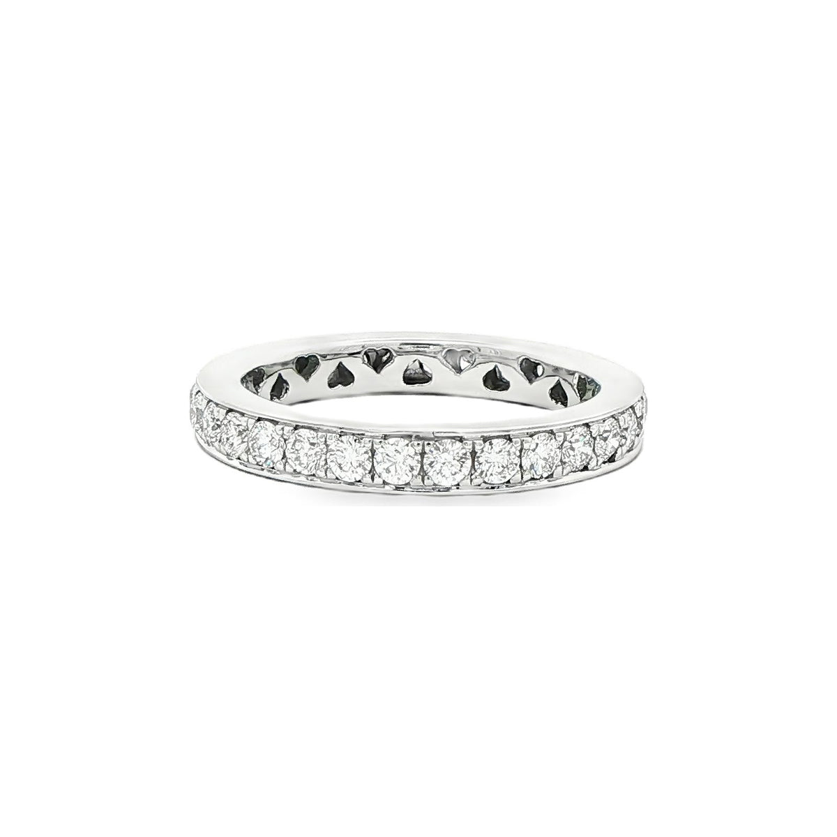 1.13 CT. Pavé Diamond Eternity Band in Platinum