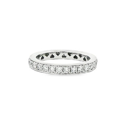 1.13 CT. Pavé Diamond Eternity Band in Platinum view 2