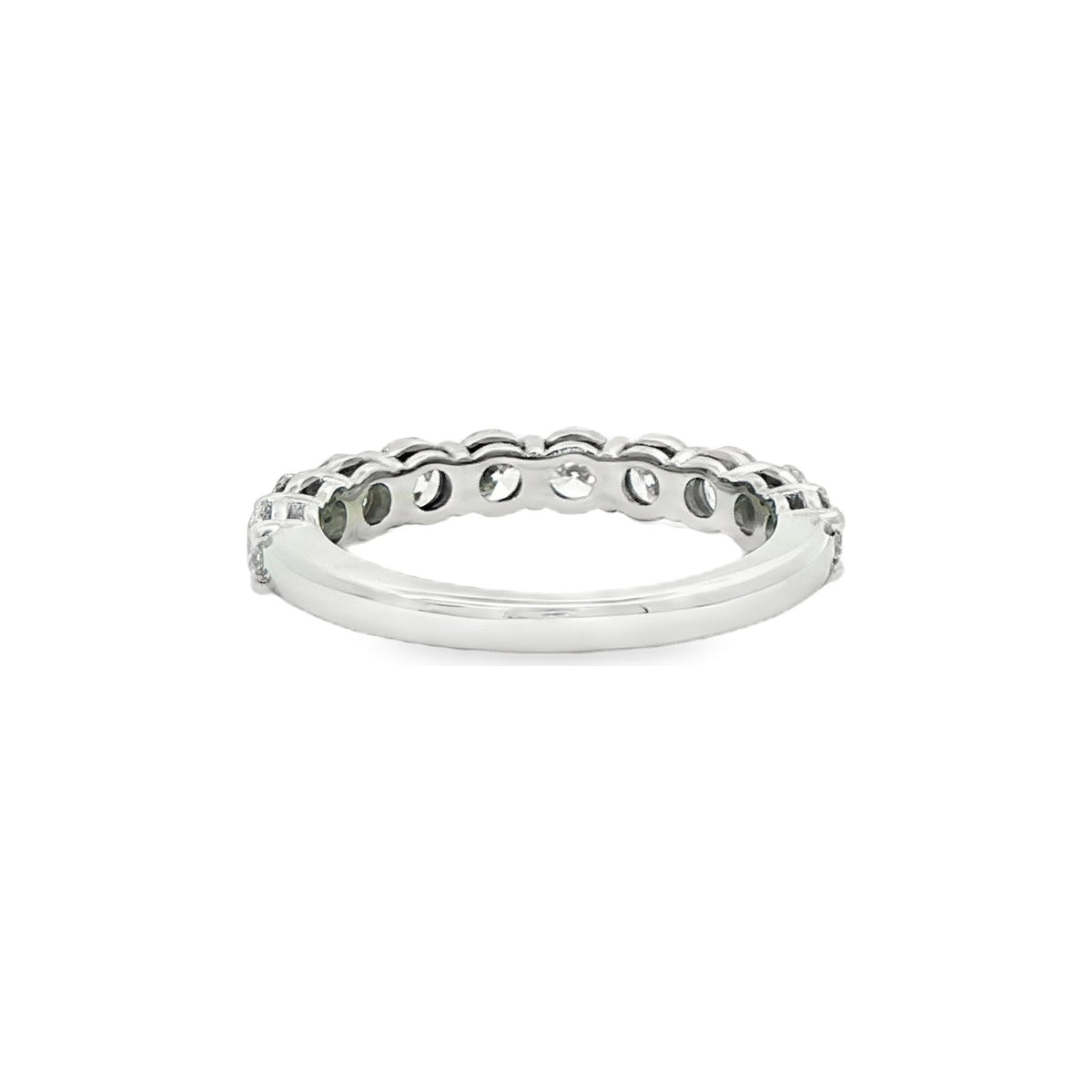 1.52 CT. Ten Round Brilliant Diamond Band in Platinum view 3