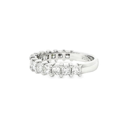1.53 CT. Fourteen Princess Cut Diamond Ring in Platinum view 2