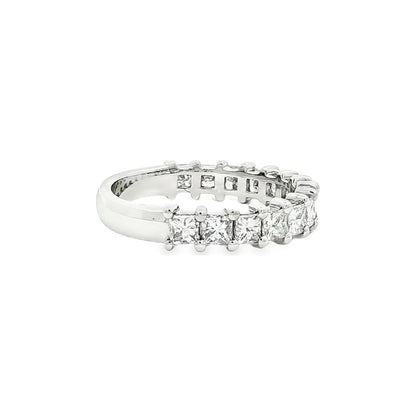 1.53 CT. Fourteen Princess Cut Diamond Ring in Platinum view 4