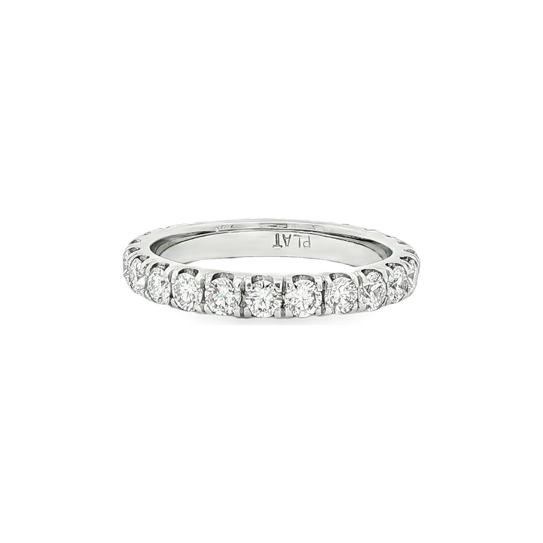 1.56 CT. Round Brilliant Diamond Eternity Band in Platinum