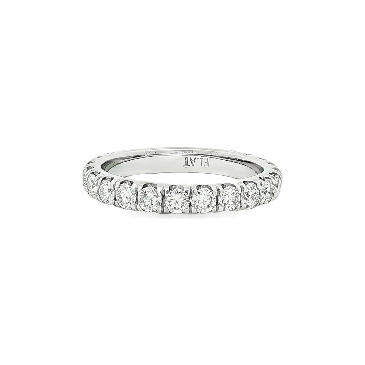1.56 CT. Round Brilliant Diamond Eternity Band in Platinum