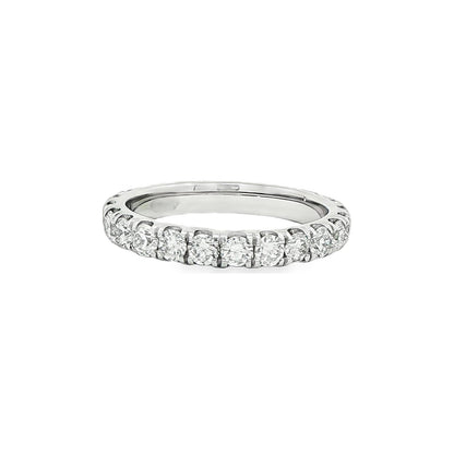1.56 CT. Round Brilliant Diamond Eternity Band in Platinum view 2