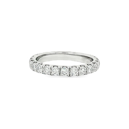 1.56 CT. Round Brilliant Diamond Eternity Band in Platinum view 3