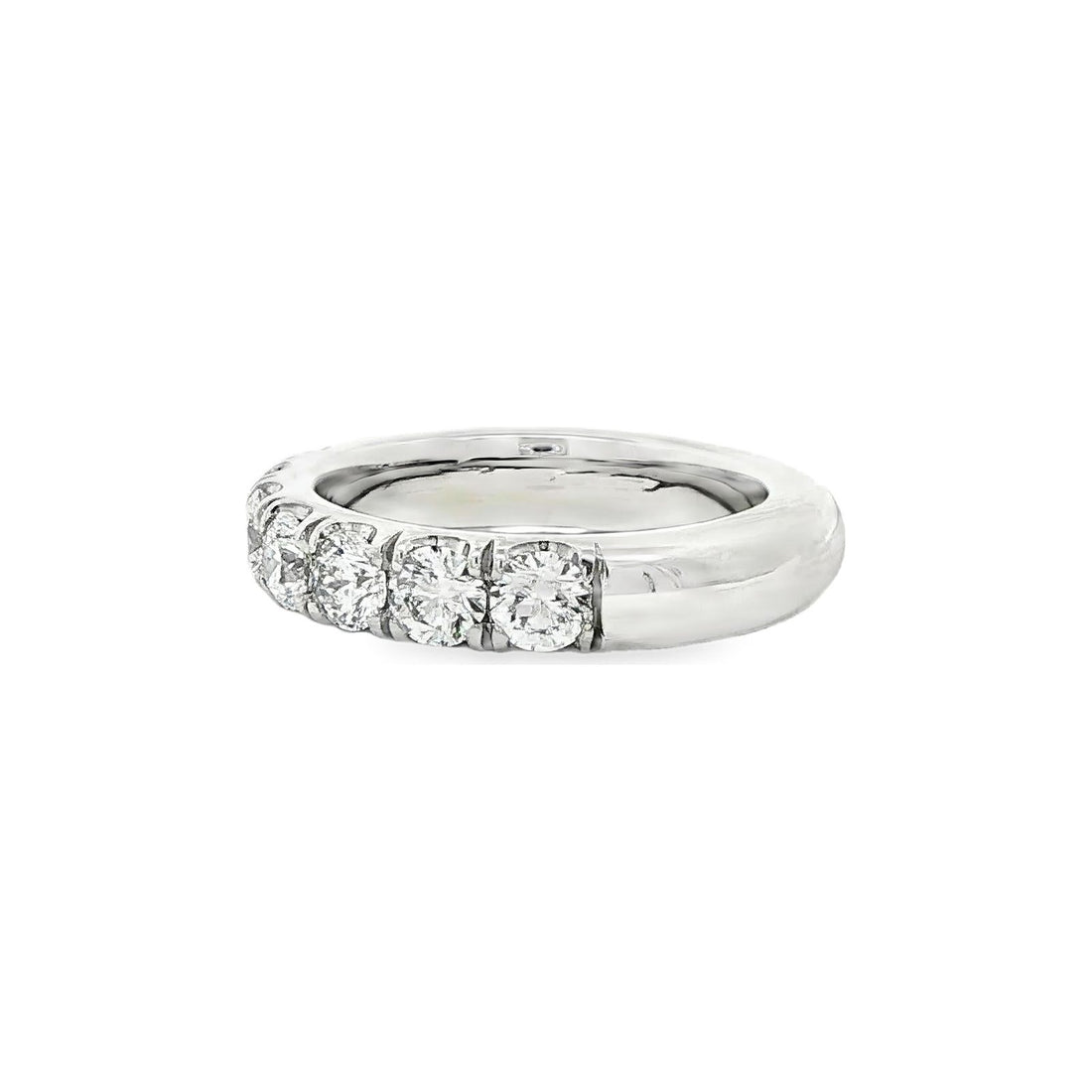 1.86 CT. Ten Round Brilliant Diamond Ring in Platinum