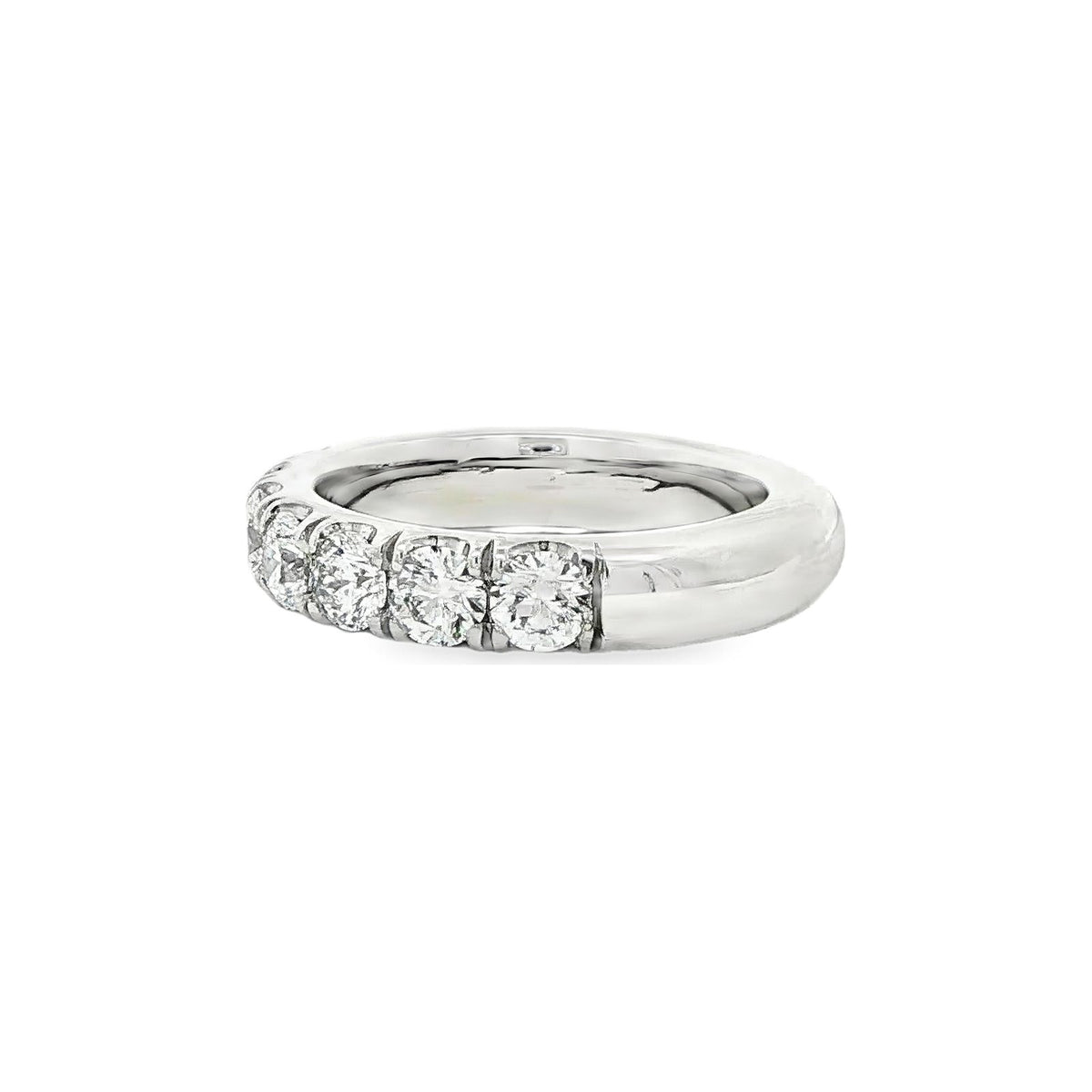 1.86 CT. Ten Round Brilliant Diamond Ring in Platinum