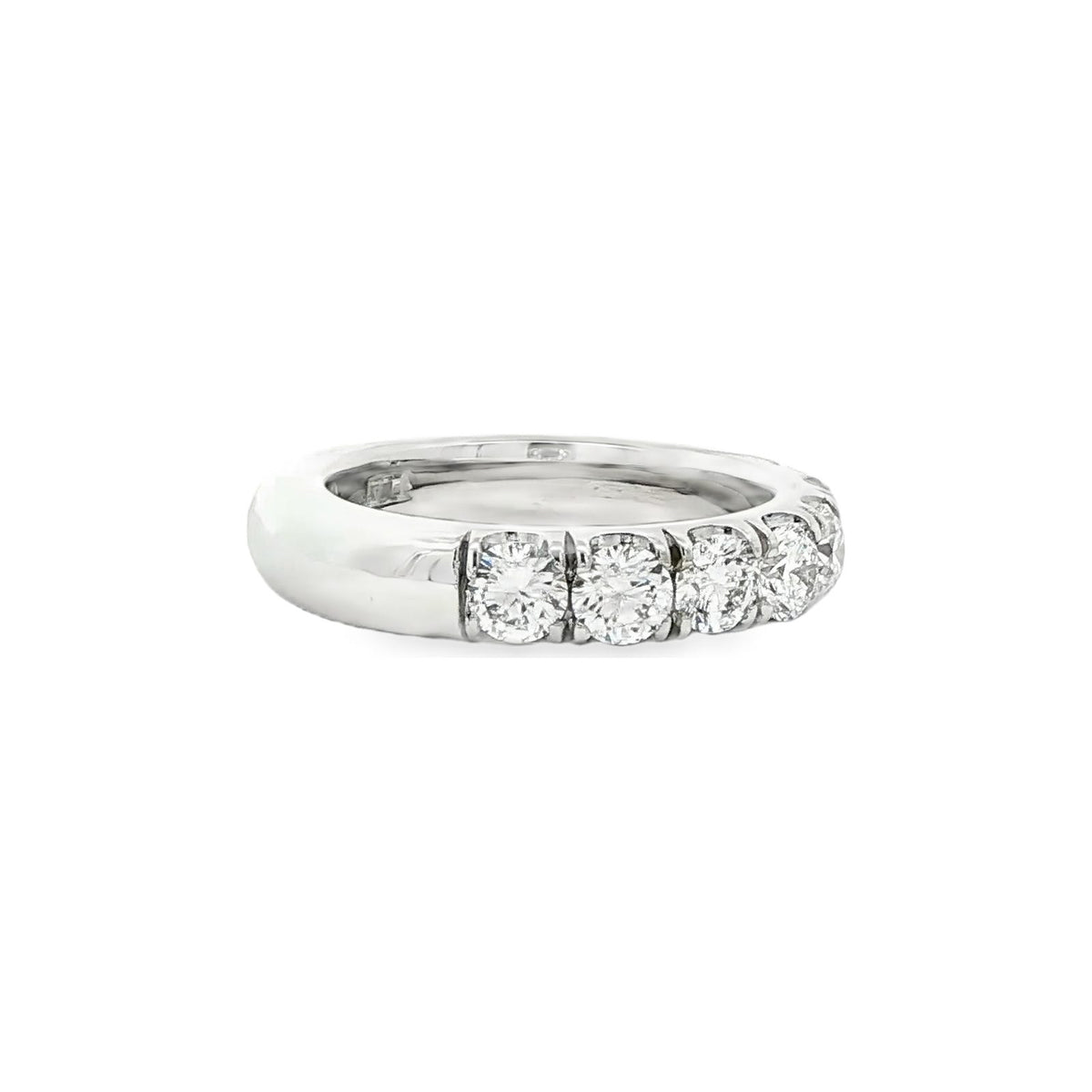 1.86 CT. Ten Round Brilliant Diamond Ring in Platinum view 3
