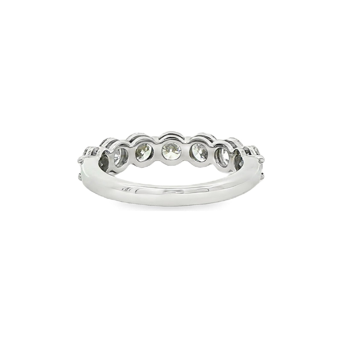 1.91 CT. Seven Round Brilliant Diamond Ring in Platinum view 3