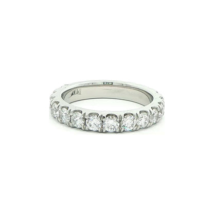 2.04 CT. Round Brilliant Diamond Eternity Band in Platinum view 3
