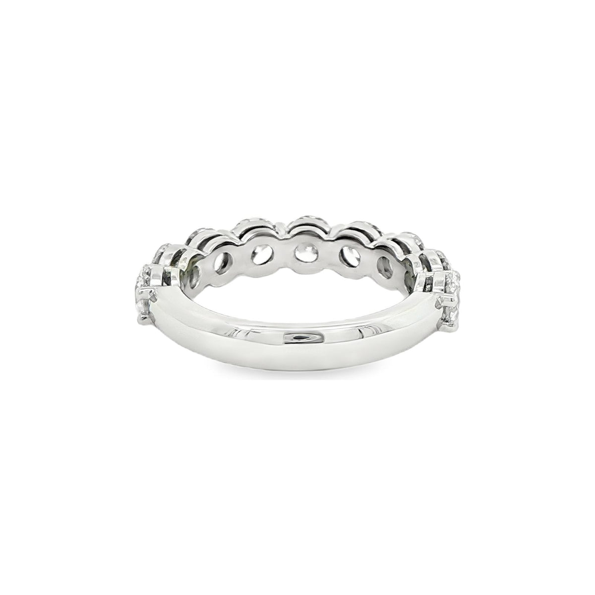 2.70 CT. Nine GIA Certified Round Brilliant Diamond Band in Platinum view 3