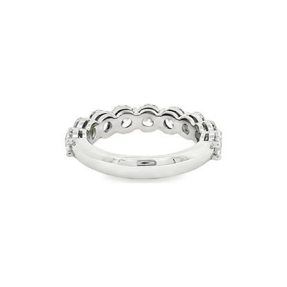 2.70 CT. Nine GIA Certified Round Brilliant Diamond Band in Platinum view 3