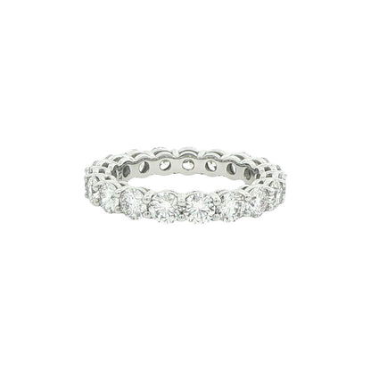 2.74 CT. Round Brilliant Diamond Eternity Band in Platinum