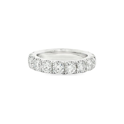 3.33 CT. Round Brilliant Diamond Eternity Band in Platinum