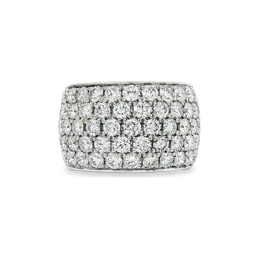 4.08 CT. Pavé Diamond Eternity Band in Platinum