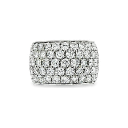 4.08 CT. Pavé Diamond Eternity Band in Platinum