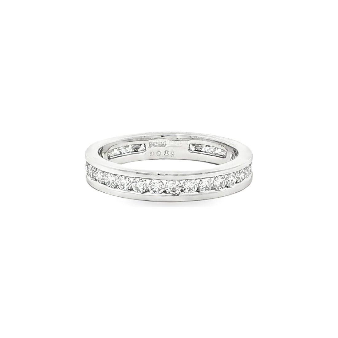 0.89 CT. Round Brilliant Diamond Eternity Ring in White Gold
