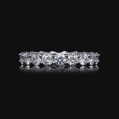 2.85 CT. Round Brilliant Diamond Eternity Band in Platinum