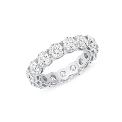 4.51 CT. Round Brilliant Diamond Eternity Band in Platinum