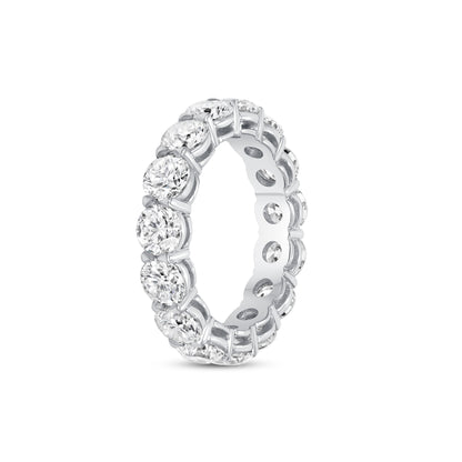 4.51 CT. Round Brilliant Diamond Eternity Band in Platinum