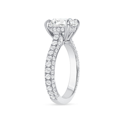 4.28 CT. Round Brilliant Diamond Ring in Platinum