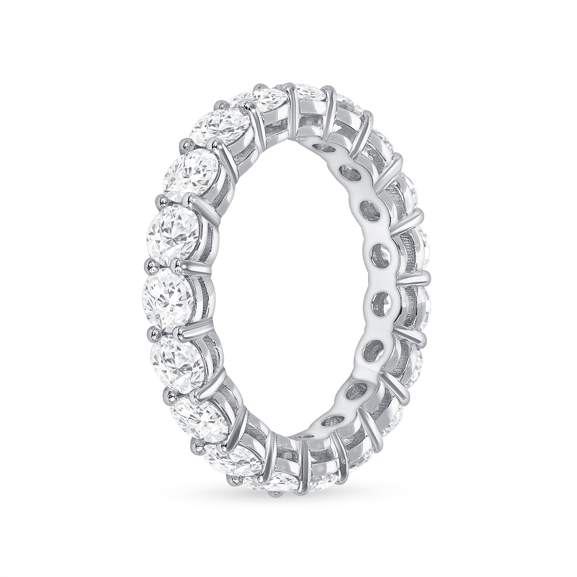 2.85 CT. Round Brilliant Diamond Eternity Band in Platinum